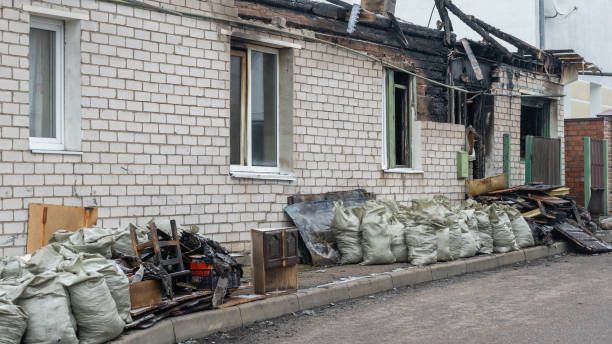 Professional Fire Damage Removal technician working in Hobart, WA